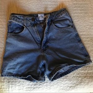PRINCESS POLLY HIGH WAISTED DENIM SHORTS
